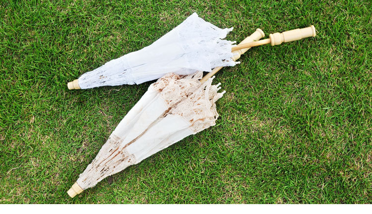 Wedding Lace Umbrella Lace Craft Umbrella Lace Umbrella White Bride Lace Umbrella Photography Props Wedding Supplies Wholesale