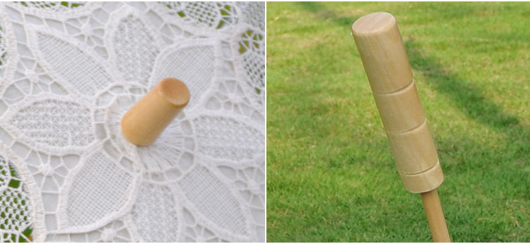 Decorative Umbrella Palace Wedding Lace Umbrella Bride Lace Umbrella White Bridesmaid Flower Girl Wooden Handle Umbrella Decorative Umbrella Palace Wedding Lace Umbrella Bride Lace Umbrella White Bridesmaid Flower Girl Wooden Handle Umbrella