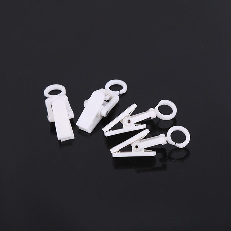 Multifunctional Rotatable Curtain Clamp Plastic Clip Supermarket Hat Socks Hook Sample Card Holder Wholesale