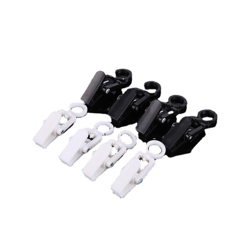 Multifunctional Rotatable Curtain Clamp Plastic Clip Supermarket Hat Socks Hook Sample Card Holder Wholesale
