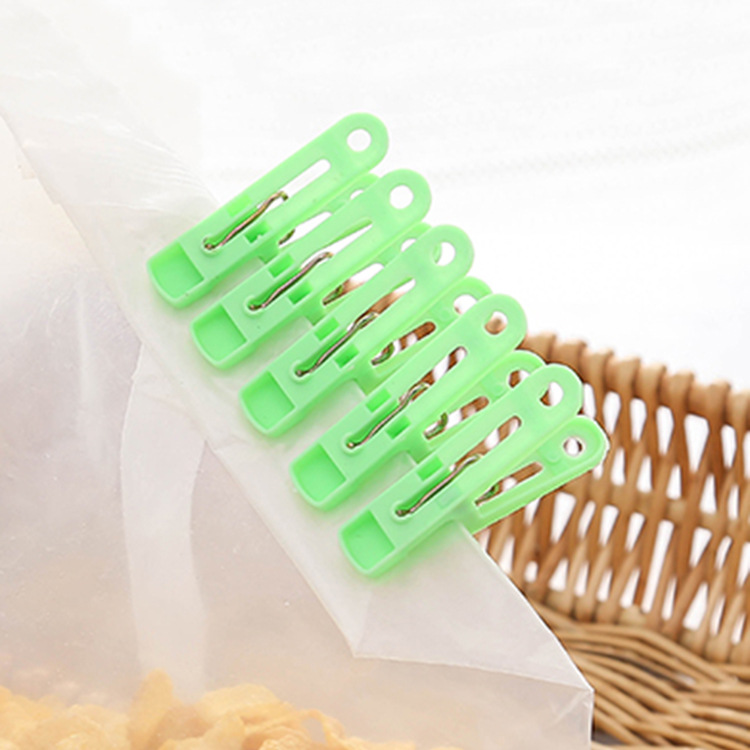 Plastic Drying Clip Thick Plastic Clip Windproof Clip Underwear Clothes Socks&#039; Clip Clothes Pin 20 Pieces