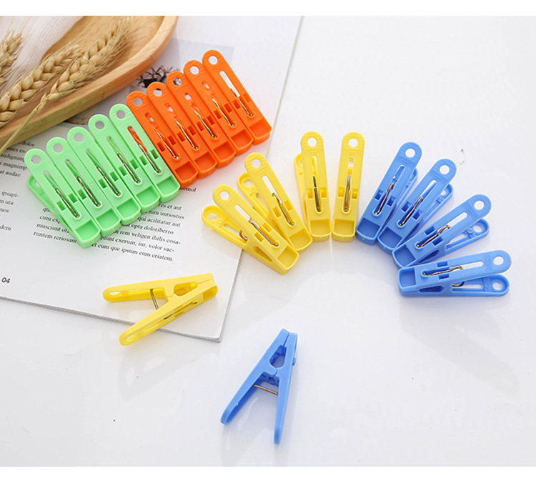 Plastic Drying Clip Thick Plastic Clip Windproof Clip Underwear Clothes Socks' Clip Clothes Pin 20 Pieces Plastic Drying Clip Thick Plastic Clip Windproof Clip Underwear Clothes Socks' Clip Clothes Pin 20 Pieces
