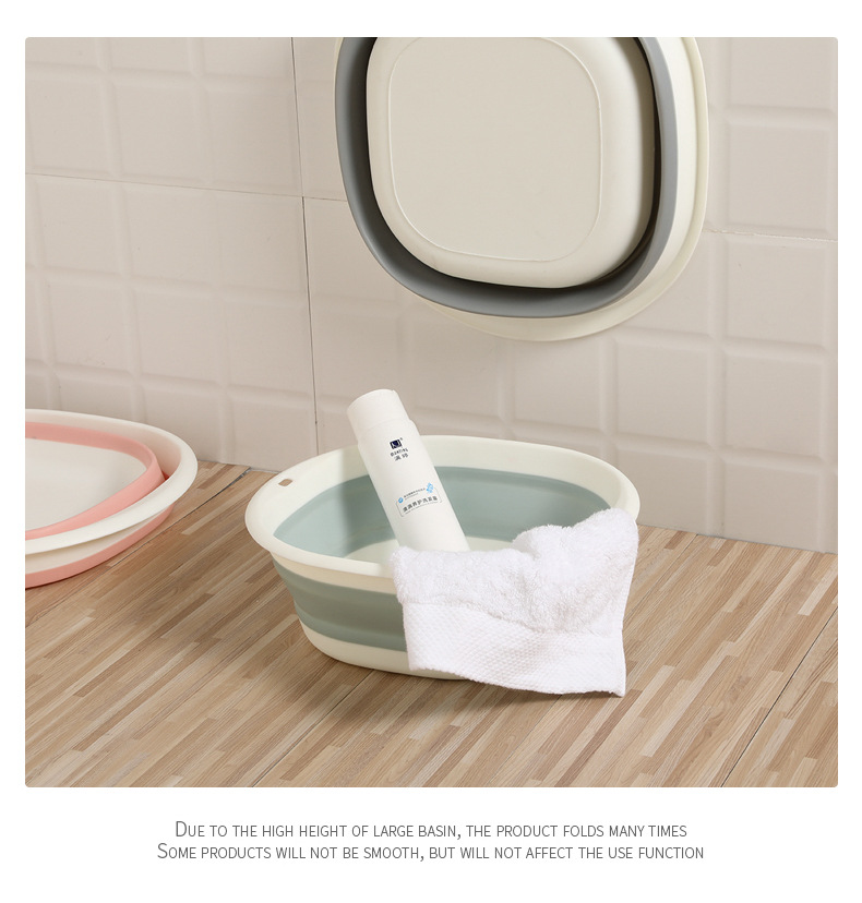 Home Folding Basin Bathroom Laundry Basin Vegetable Basin Outdoor Portable Plastic Basin Multifunctional Retractable Washbasin Home Folding Basin Bathroom Laundry Basin Vegetable Basin Outdoor Portable Plastic Basin Multifunctional Retractable Washbasin