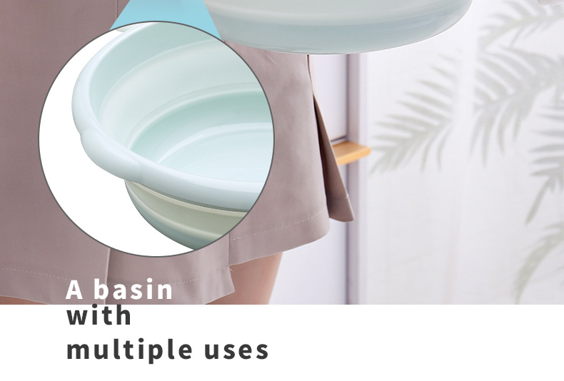 Wholesale Children's Folding Basin Plastic Basin Hanging Baby Washbasin Daily Necessities Wholesale Children's Folding Basin Plastic Basin Hanging Baby Washbasin Daily Necessities