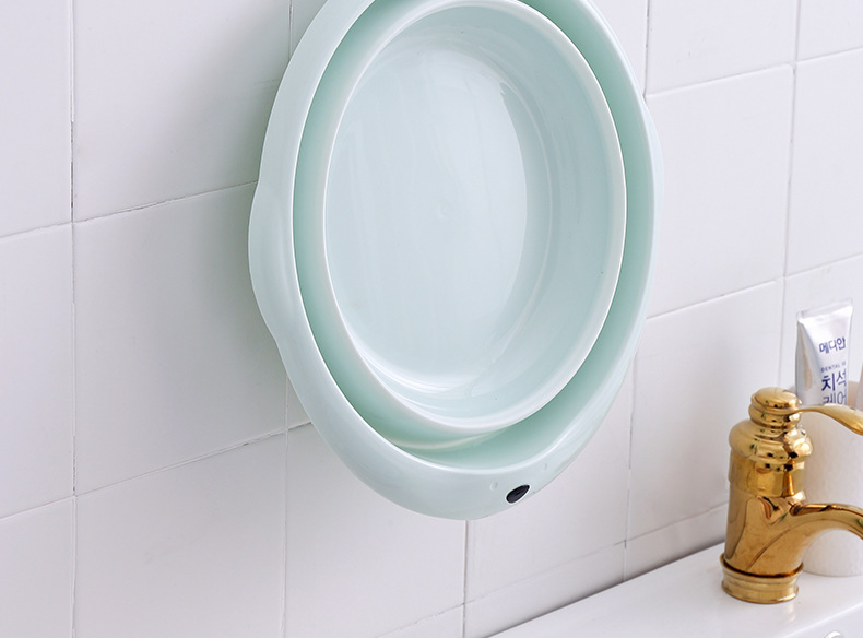 Wholesale Children's Folding Basin Plastic Basin Hanging Baby Washbasin Daily Necessities Wholesale Children's Folding Basin Plastic Basin Hanging Baby Washbasin Daily Necessities