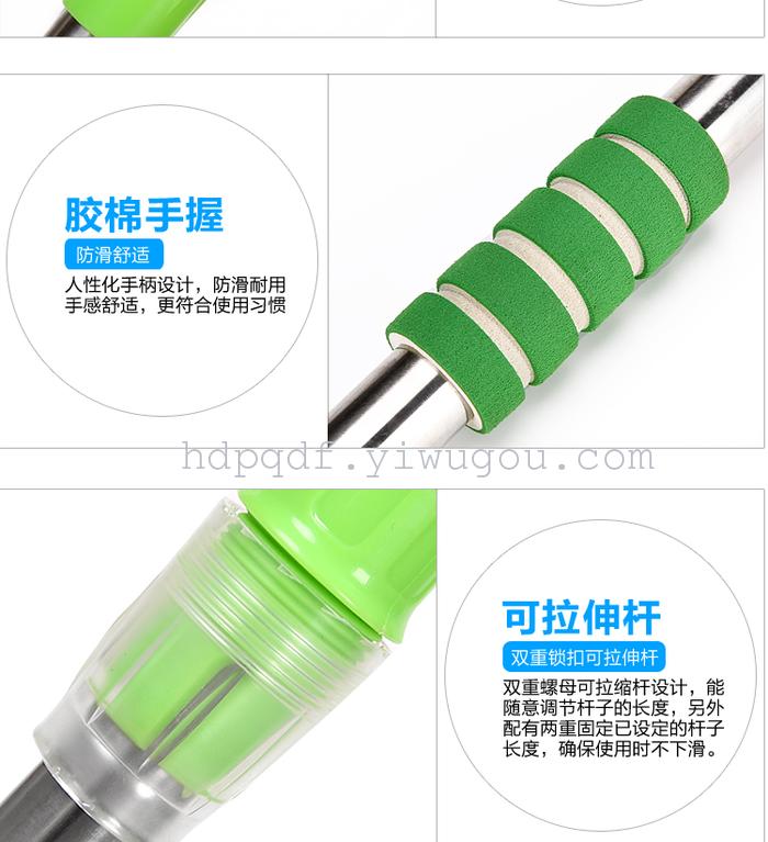Factory direct sales 2016 new good quality of green cotton double rolling type water wringing mop Factory direct sales 2016 new good quality of green cotton double rolling type water wringing mop