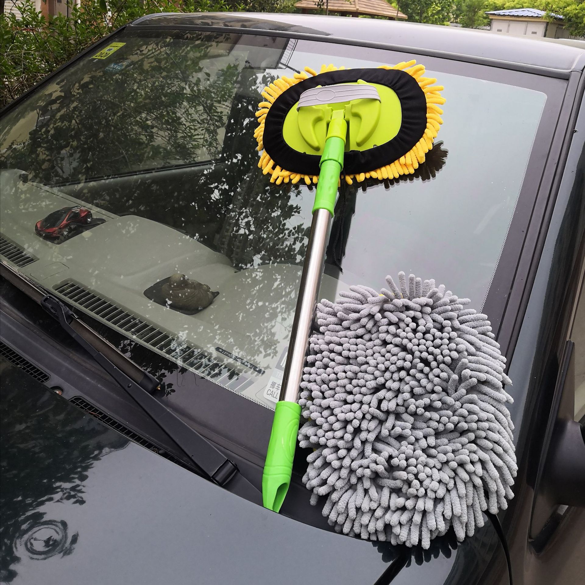 Multifunctional Chenille Car Dust Remover High-End Rotating Car Wash Mop Milk Silk Car Wash Brush Factory Direct Sales Multifunctional Chenille Car Dust Remover High-End Rotating Car Wash Mop Milk Silk Car Wash Brush Factory Direct Sales