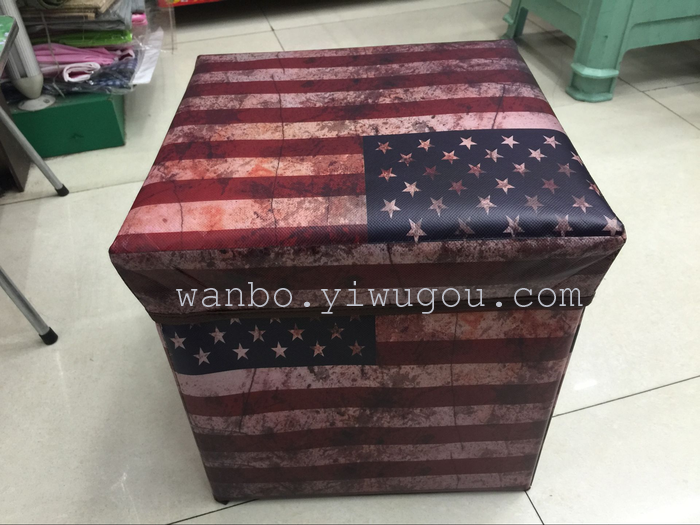 Huambo Home Furnishing folding stool and the wind box storage box for shoes stool Huambo Home Furnishing folding stool and the wind box storage box for shoes stool