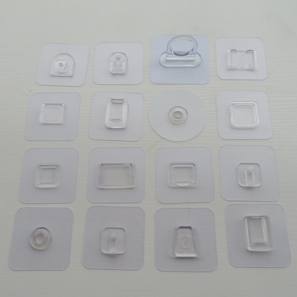 Customized Buckle Transparent Sticker Cylindrical Square Plastic Buckle Seamless Wall Sticker Paste Plastic Parts Storage Rack Accessories Manufacturer Customized Buckle Transparent Sticker Cylindrical Square Plastic Buckle Seamless Wall Sticker Paste Plastic Parts Storage Rack Accessories Manufacturer