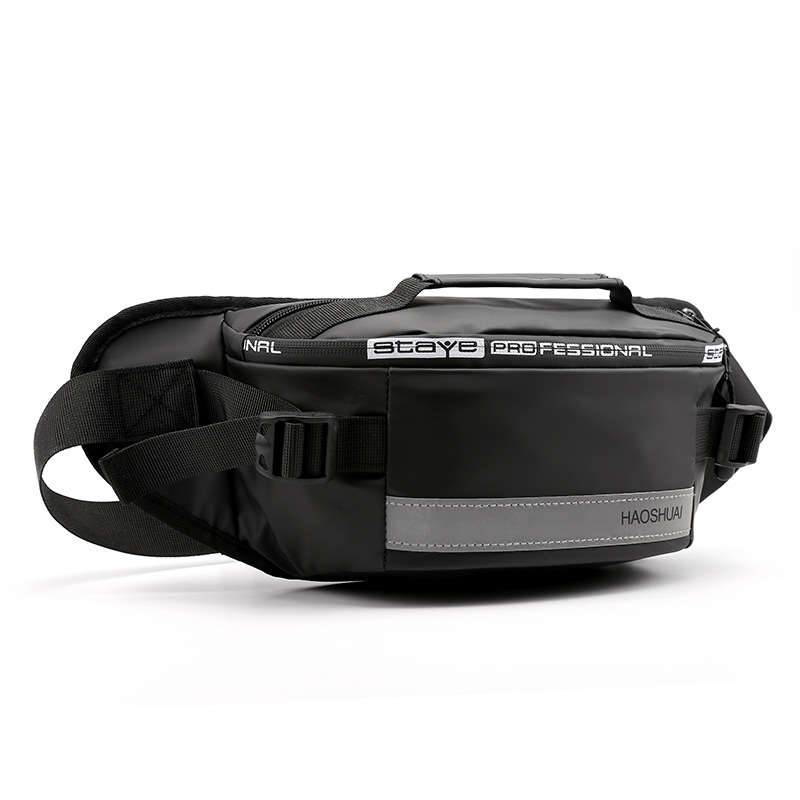 New Fashion Outdoor Pocket Running Close Fit Waist Bag Reflective Stripe Chest Bag AntiTheft Mobile Phone Cashier Bag