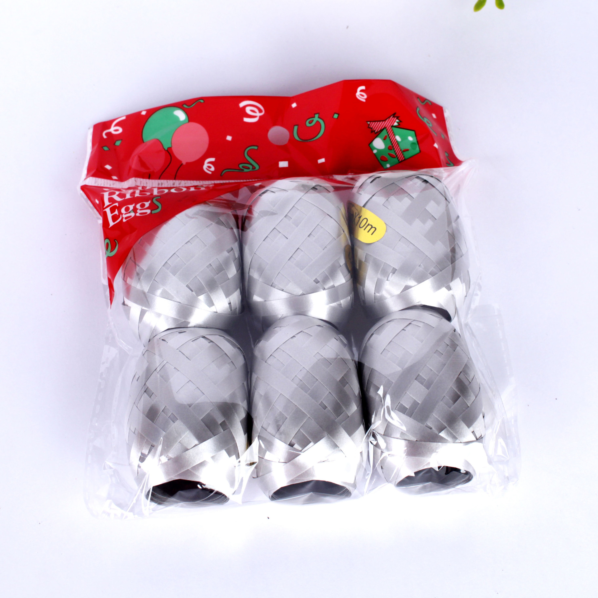 10 M Rugby Floating Balloon Rope Gift Ribbon Tie Rope Color Stripes Hanging Rope Birthday Party Wedding Supplies