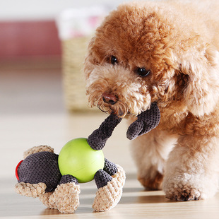 Yite Factory Direct Sales Internet Hot Dog Toy Latex Rugby Tennis Dog Bite Vocal Ball Pet Toy