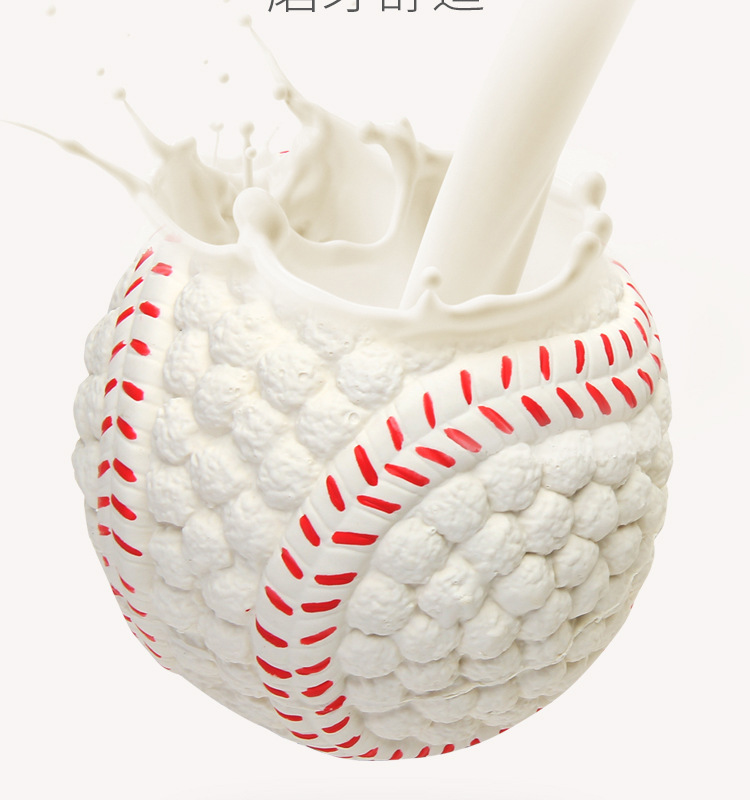 Yite Factory Direct Sales Internet Hot Dog Toy Latex Rugby Tennis Dog Bite Vocal Ball Pet Toy