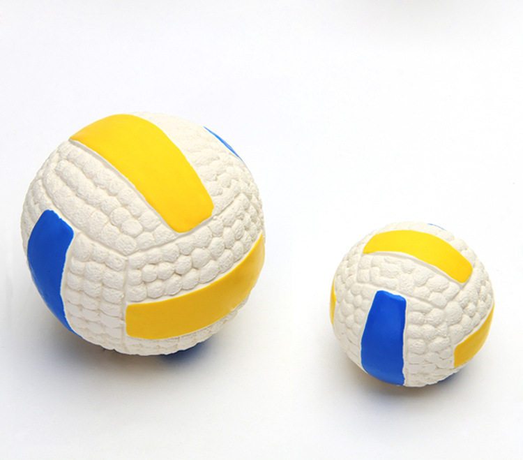 Yite Factory Direct Sales Internet Hot Dog Toy Latex Rugby Tennis Dog Bite Vocal Ball Pet Toy