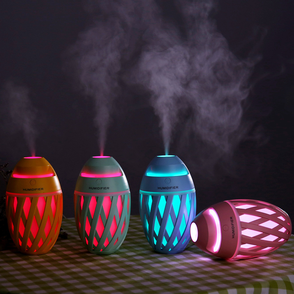 New Rugby Humidifier Creative Mini Colorful Night Lamp Sprayer USB Air Purification Large Capacity Beauty
