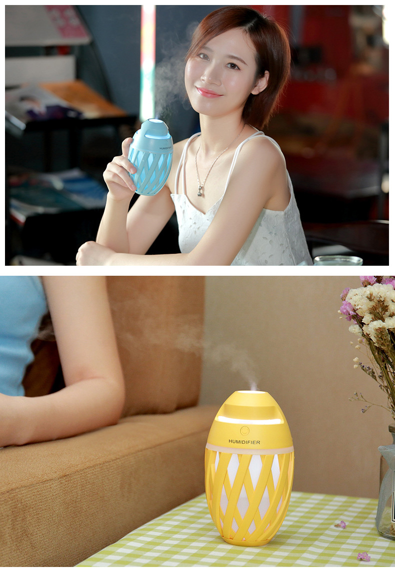 New Rugby Humidifier Creative Mini Colorful Night Lamp Sprayer USB Air Purification Large Capacity Beauty
