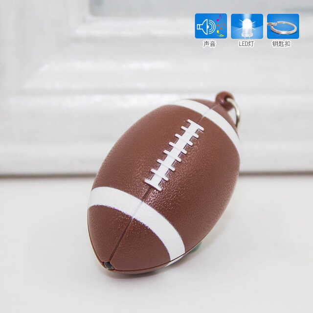 Yongyi Creative Gift Rugby LED Light Sound Luminous Key Chain Accessories Crafts LED Light Keychain Yongyi Creative Gift Rugby LED Light Sound Luminous Key Chain Accessories Crafts LED Light Keychain