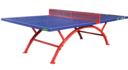 YT-972 Rainbow outdoor table tennis tables wholesale factory direct fitness path