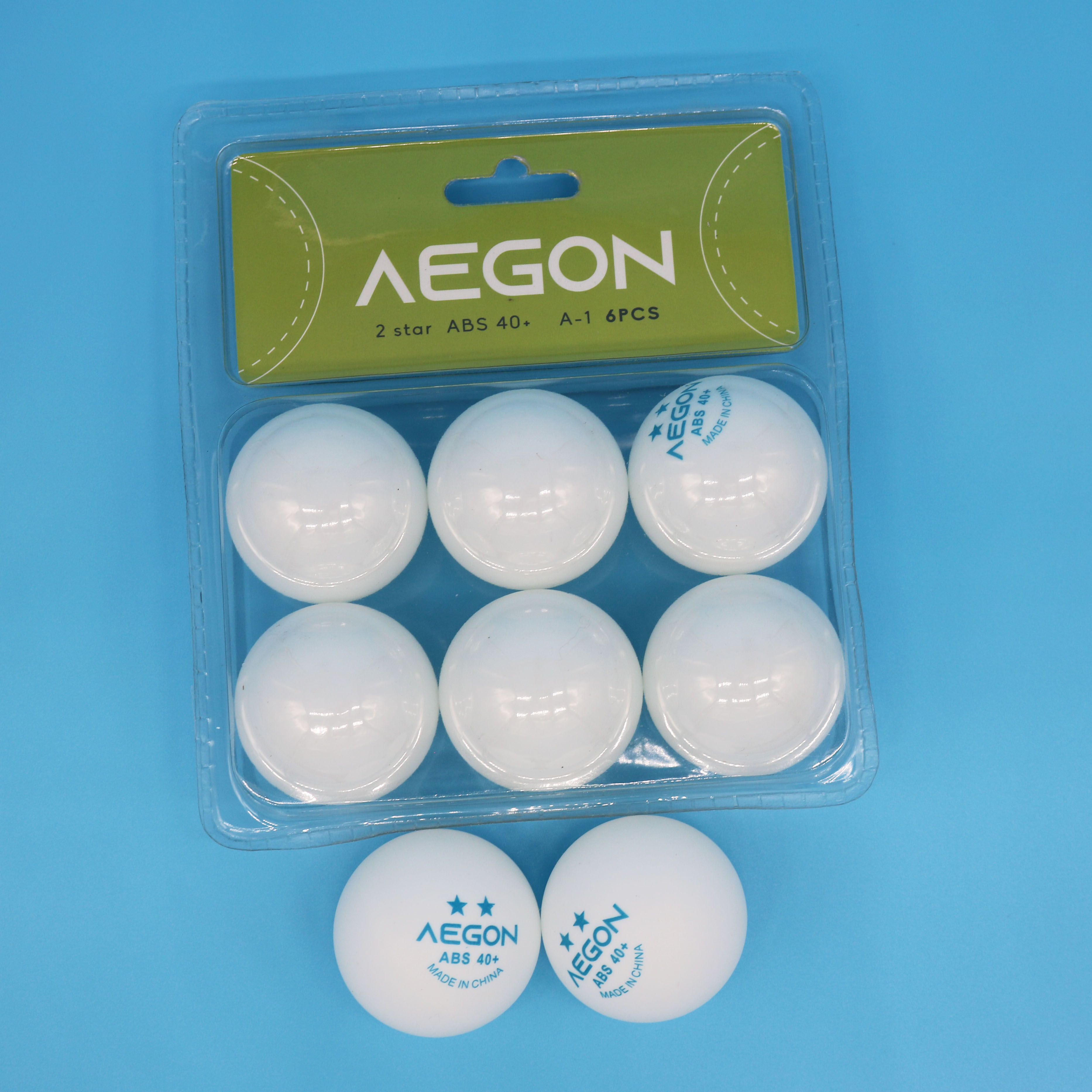 Brand Upgrade Two-Star Table Tennis Special Offer 6/Card