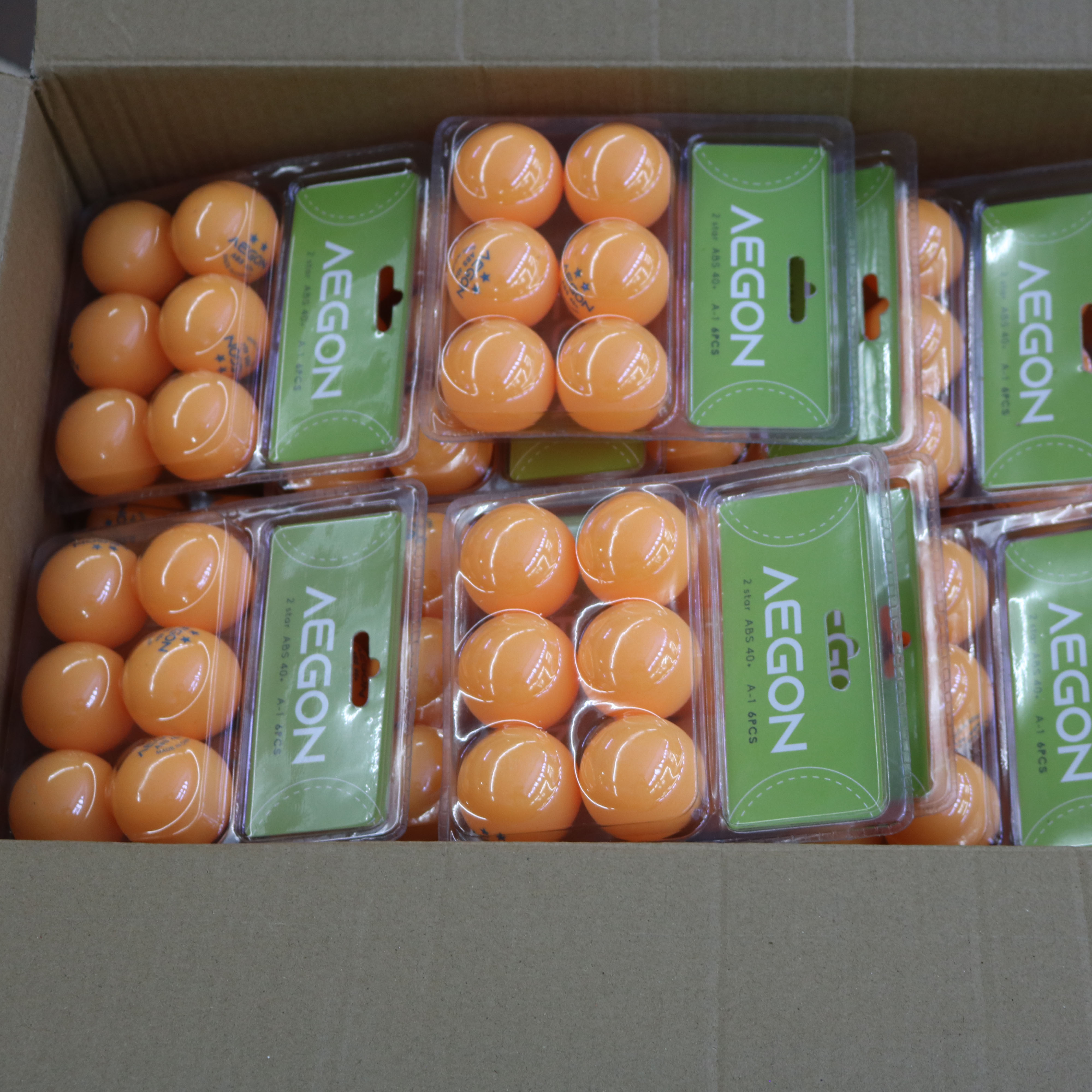 Brand Upgrade Two-Star Table Tennis Special Offer 6/Card