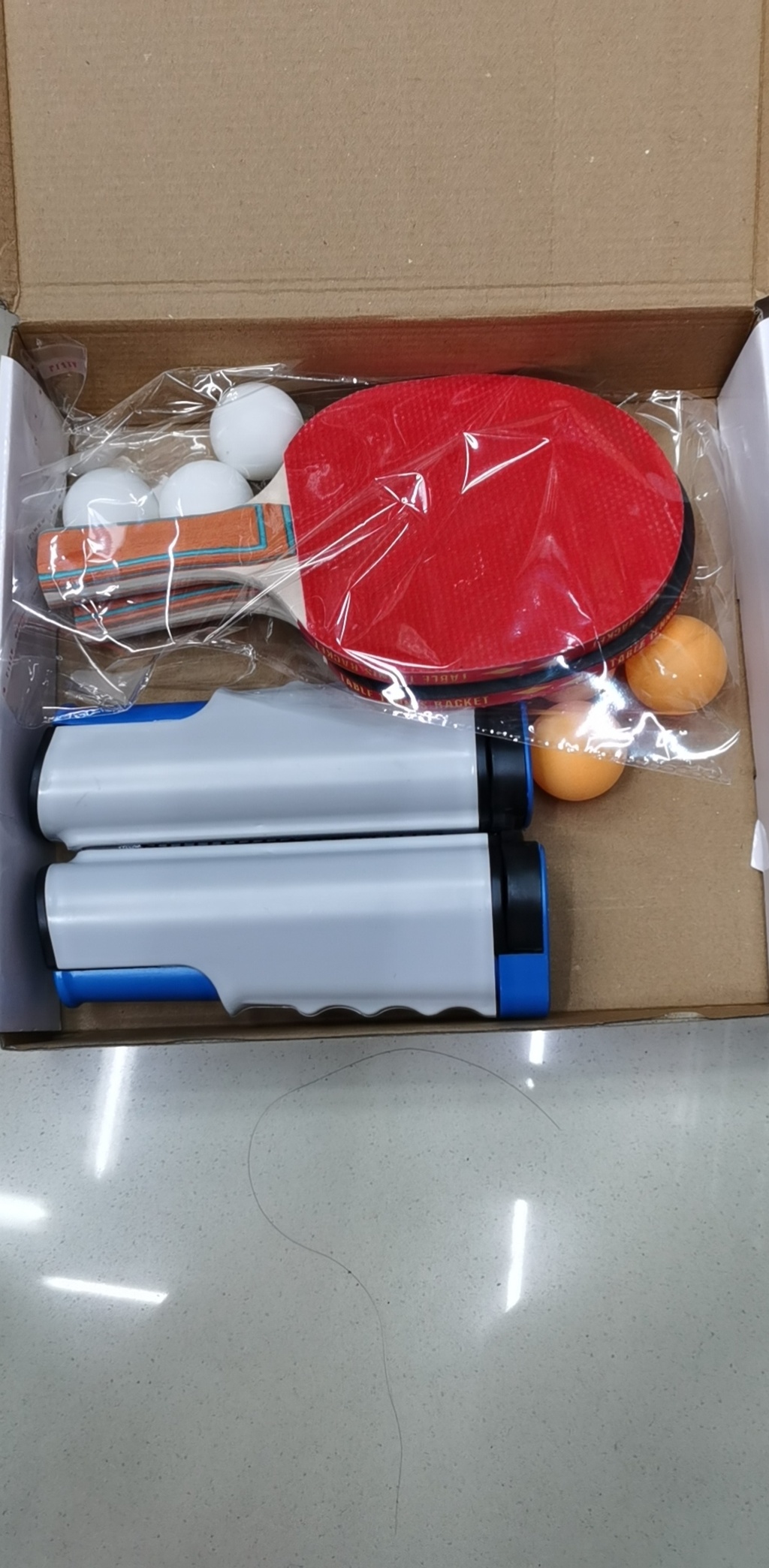 Grid Set a Pair of Table Tennis Rackets 3 ABS Table Tennis Ball Grid Set a Pair of Table Tennis Rackets 3 ABS Table Tennis Ball