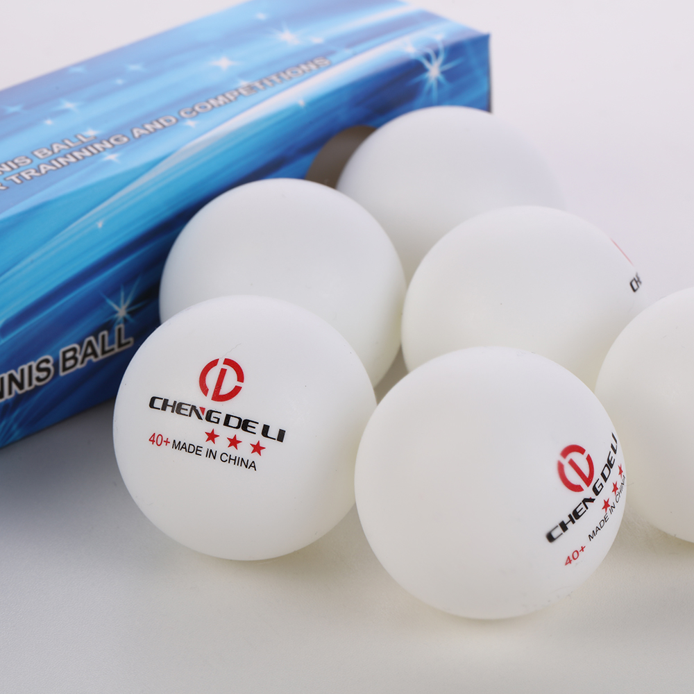 New Material ABS Samsung 6pcs Color Box Package Table Tennis Factory Direct Sales