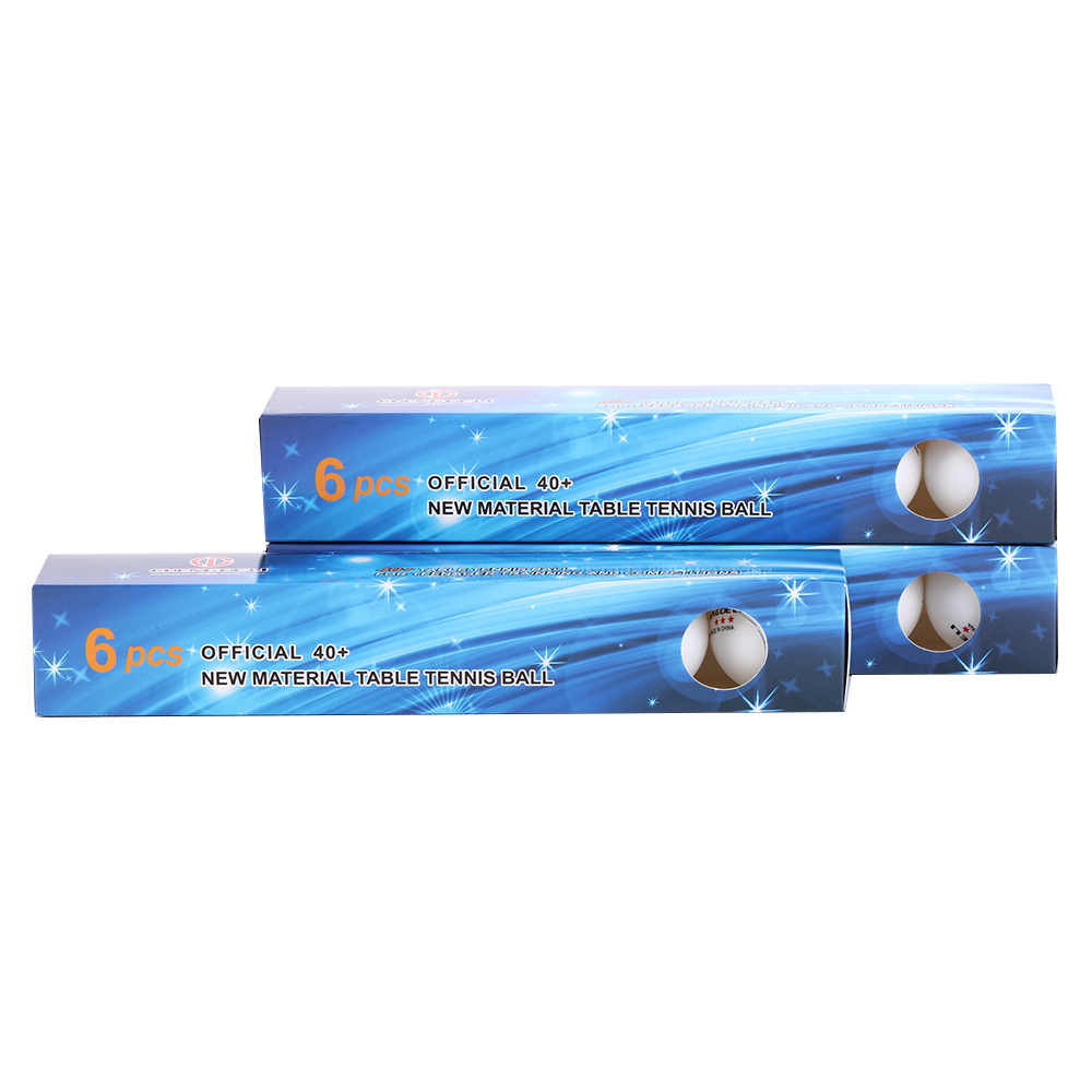 New Material ABS Samsung 6pcs Color Box Package Table Tennis Factory Direct Sales New Material ABS Samsung 6pcs Color Box Package Table Tennis Factory Direct Sales