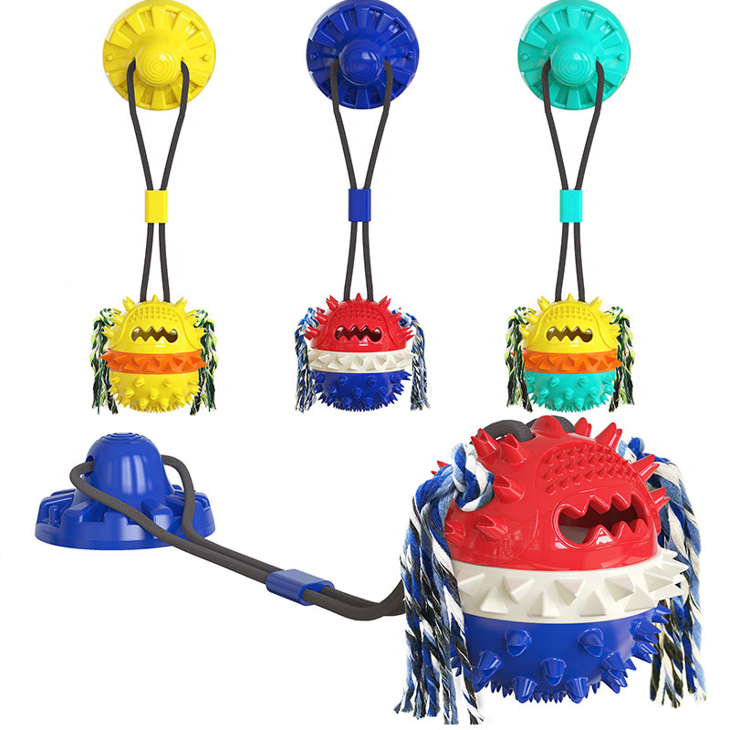 Pet Supplies Factory Wholesale Company New Hot Amazon Tug-of-War Dog Toy Vacuum Sucker Drawstring Ball