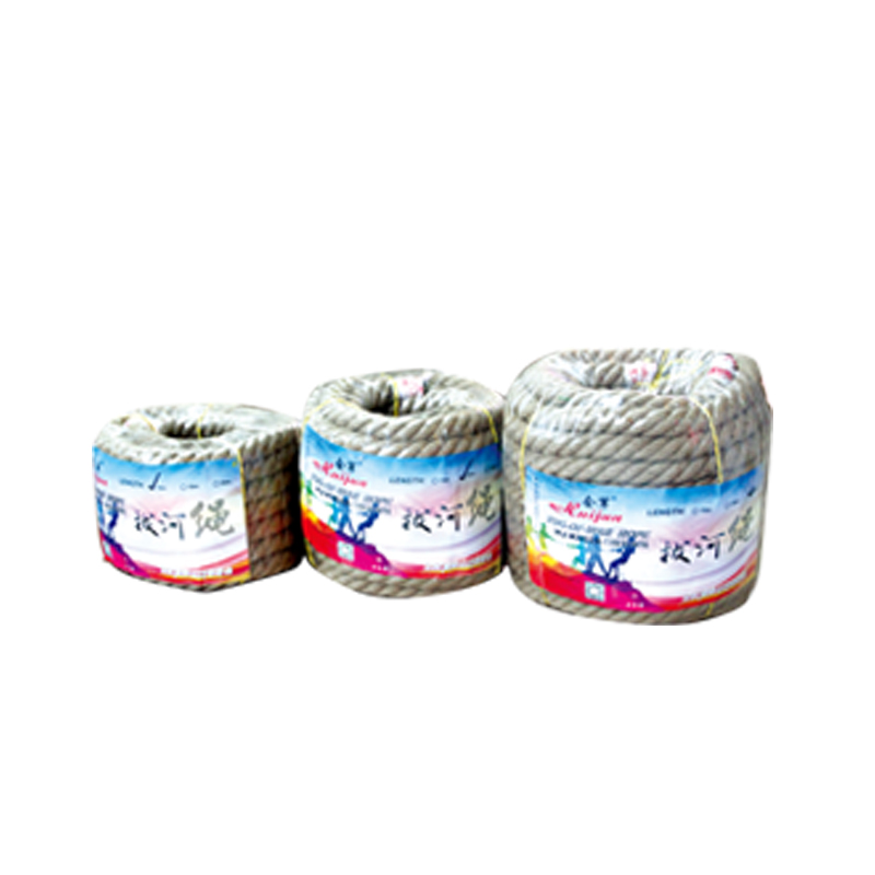 Hj-k002a white hemp tug-of-war rope