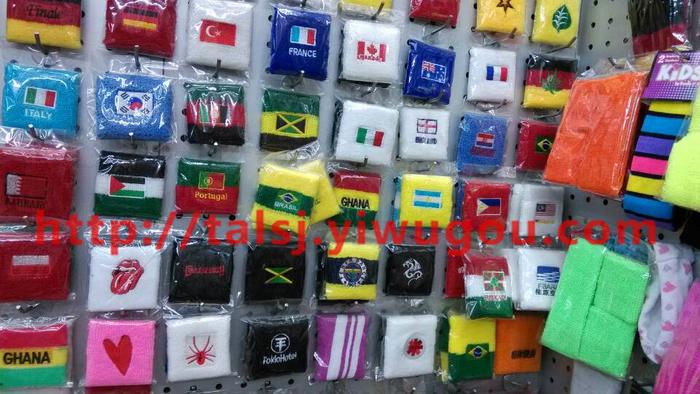 The environmental quality of cashmere knitted Flag of Greece Wristband Wrist Cuff custom material The environmental quality of cashmere knitted Flag of Greece Wristband Wrist Cuff custom material