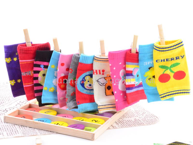 Classic style children knee baby children cute cartoon pattern knee cuff