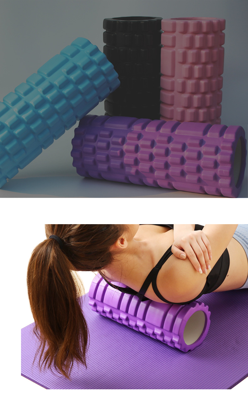 33cmeva Hollow Wolf Tooth Shape Foam Roller Hollow Foam Roller Balance Bar Pilates Yoga Column Wholesale