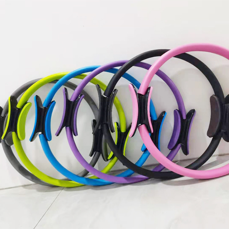 Pilates Roller Yoga Resistance Ring Hula Hoop Skinny Leg Ring Fitness Equipment Abdominal Slimming Open Back Ring