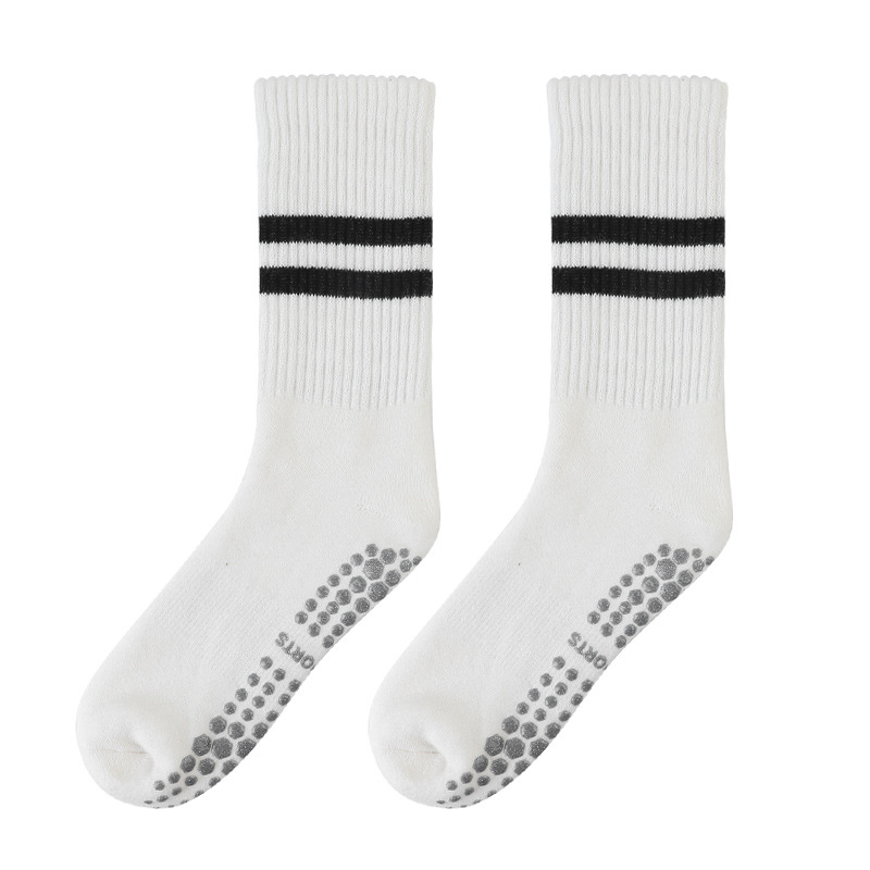 Wholesale Winter Long Non-Slip Yoga Socks Non-Slip Mid-Calf Women&#039;s Pilates Socks High Professional Thickened Warm