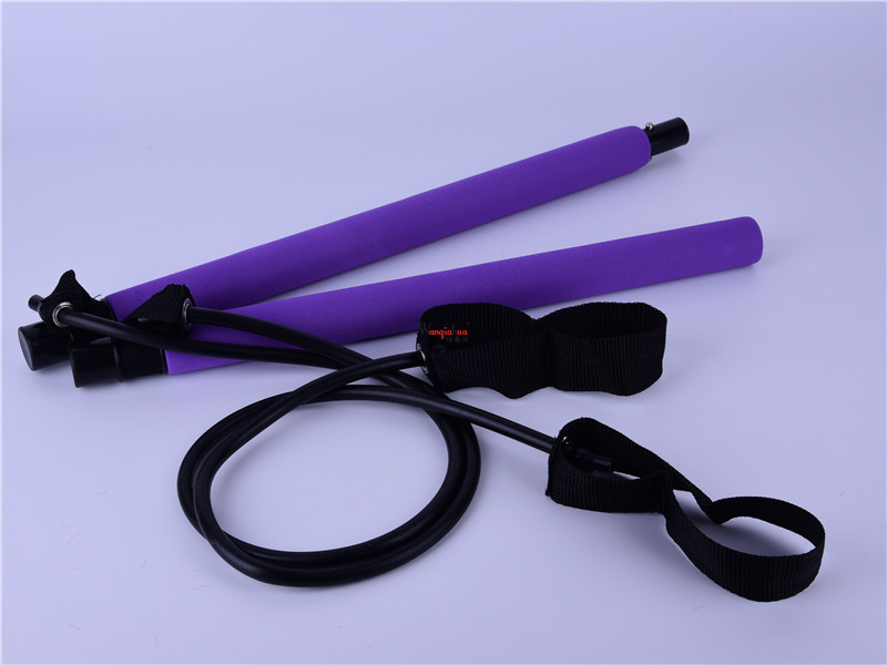 Multi-Function Pilates Bar Yoga Tension Bar Portable Body Shaping Chin-up Fitness Resistance Training Bar Cross-Border