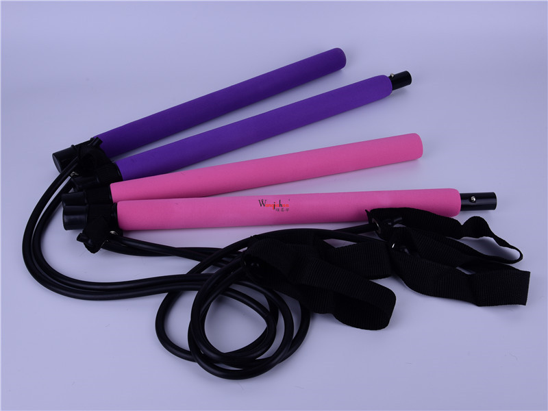 Multi-Function Pilates Bar Yoga Tension Bar Portable Body Shaping Chin-up Fitness Resistance Training Bar Cross-Border