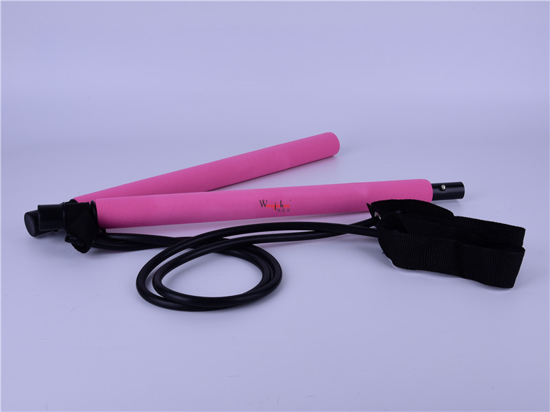 Multi-Function Pilates Bar Yoga Tension Bar Portable Body Shaping Chin-up Fitness Resistance Training Bar Cross-Border