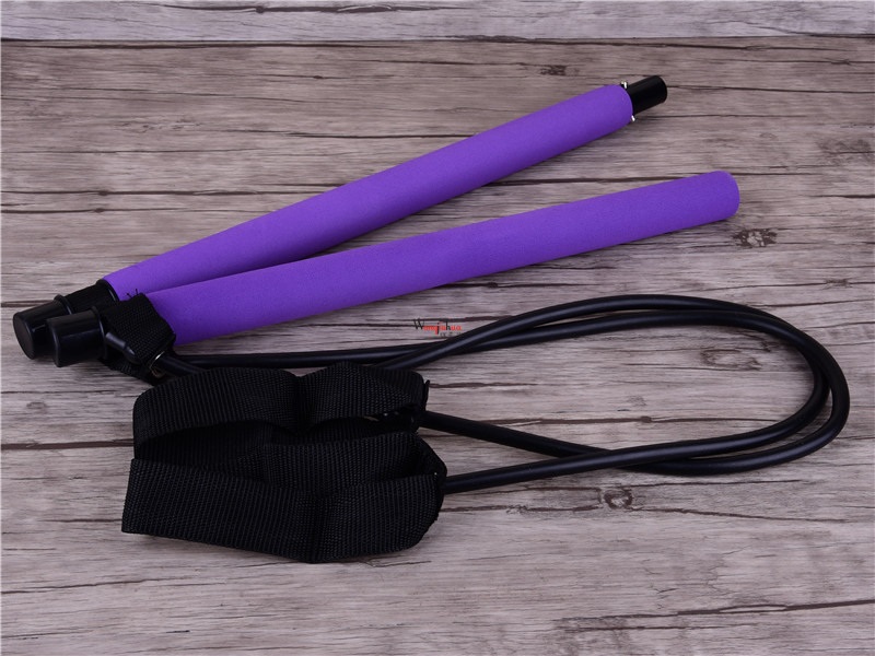 Multi-Function Pilates Bar Yoga Tension Bar Portable Body Shaping Chin-up Fitness Resistance Training Bar Cross-Border