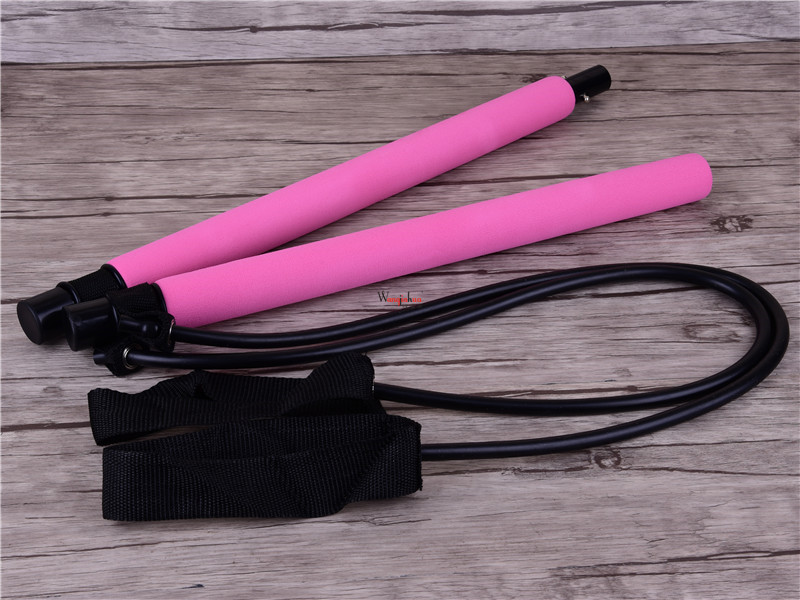 Multi-Function Pilates Bar Yoga Tension Bar Portable Body Shaping Chin-up Fitness Resistance Training Bar Cross-Border