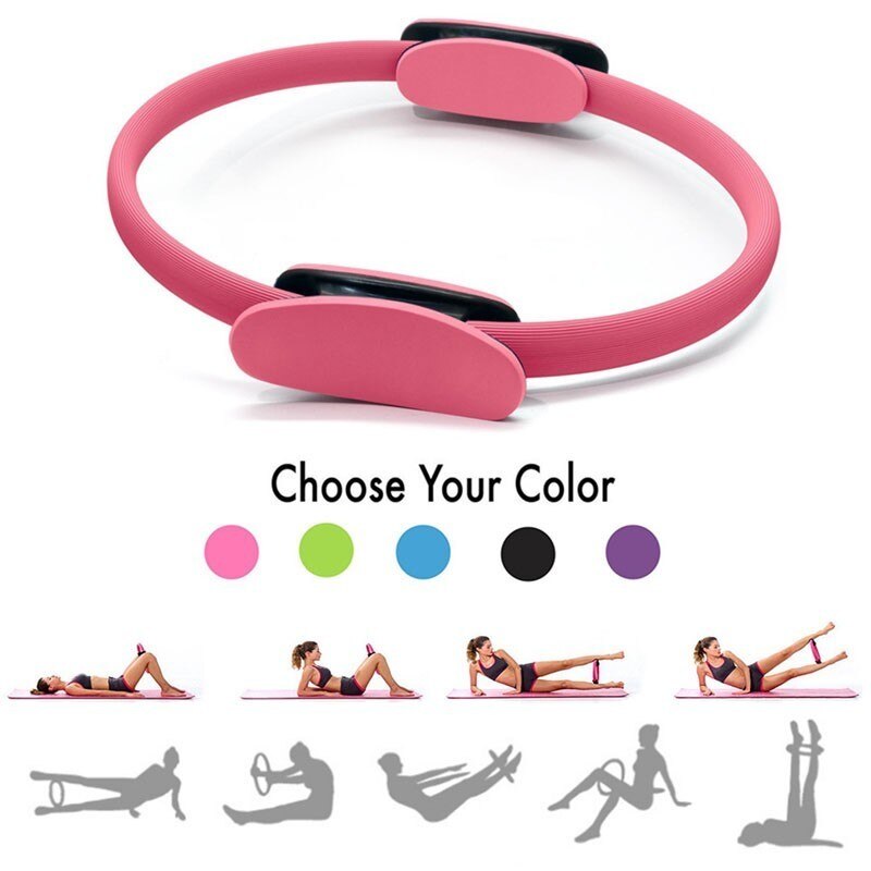 38cm Circle Pilates Ring Yoga Fitness Magic Dual Women Girls