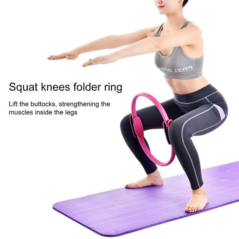 38cm Circle Pilates Ring Yoga Fitness Magic Dual Women Girls