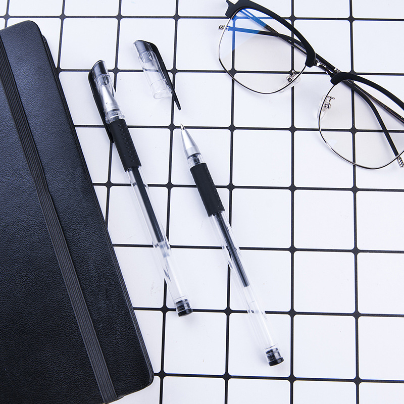 Pen Student New Black Signature Pen Wholesale Bulk European Standard Pen 0.5mm Bullet-head Office Supplies Fountain