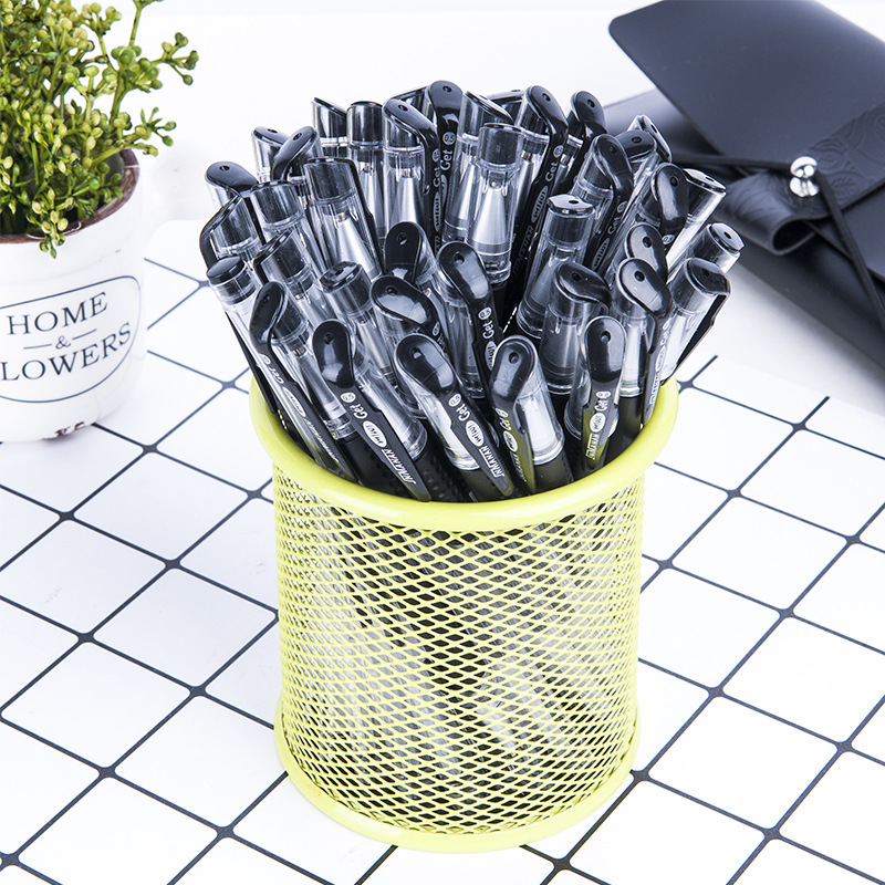Pen Student New Black Signature Pen Wholesale Bulk European Standard Pen 0.5mm Bullet-head Office Supplies Fountain