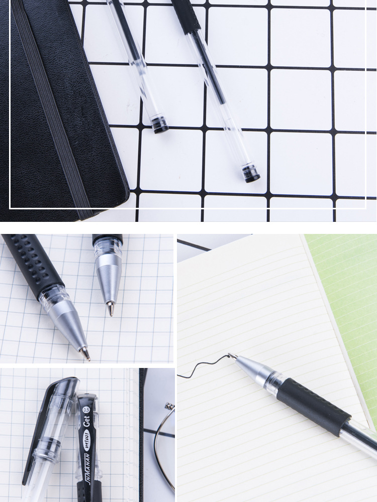 Pen Student New Black Signature Pen Wholesale Bulk European Standard Pen 0.5mm Bullet-head Office Supplies Fountain Pen Student New Black Signature Pen Wholesale Bulk European Standard Pen 0.5mm Bullet-head Office Supplies Fountain