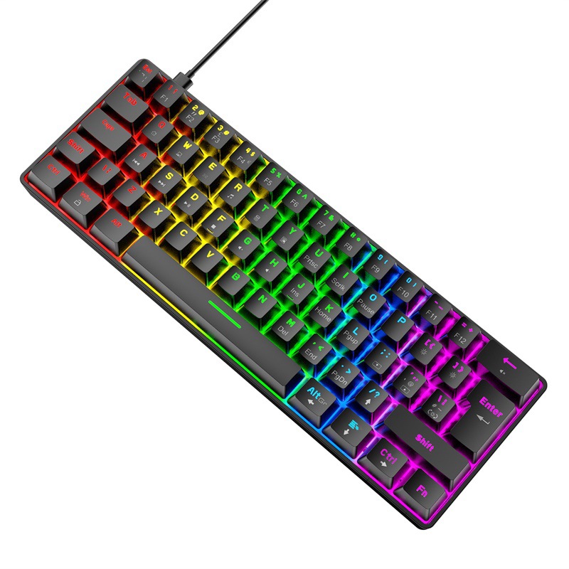 T60 Mechanical Keyboard 62 Keys Gaming Mechanical Keyboard Phablet Mac Gaming Electronic Sports Amazon