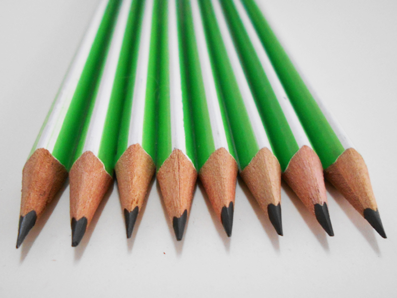 HB 2B Pencil Strip Stick Top Mantle Pencil round Hexagonal Triangle Pencil Children&#039;s Gum Pencil