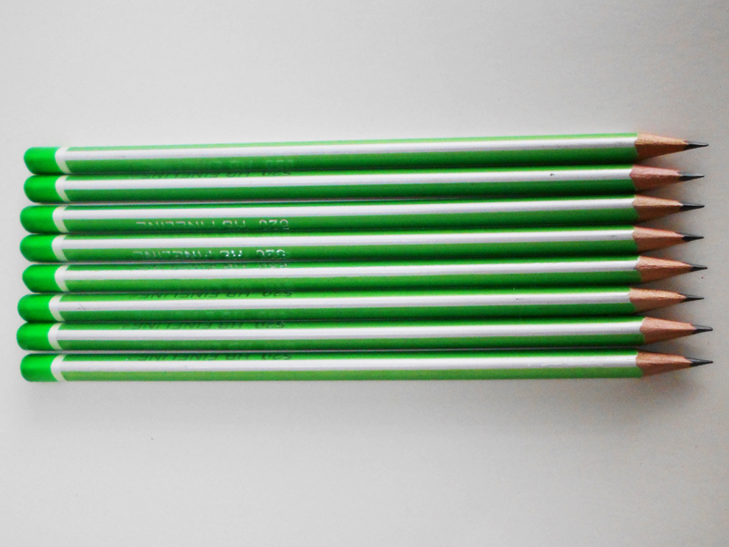HB 2B Pencil Strip Stick Top Mantle Pencil round Hexagonal Triangle Pencil Children&#039;s Gum Pencil