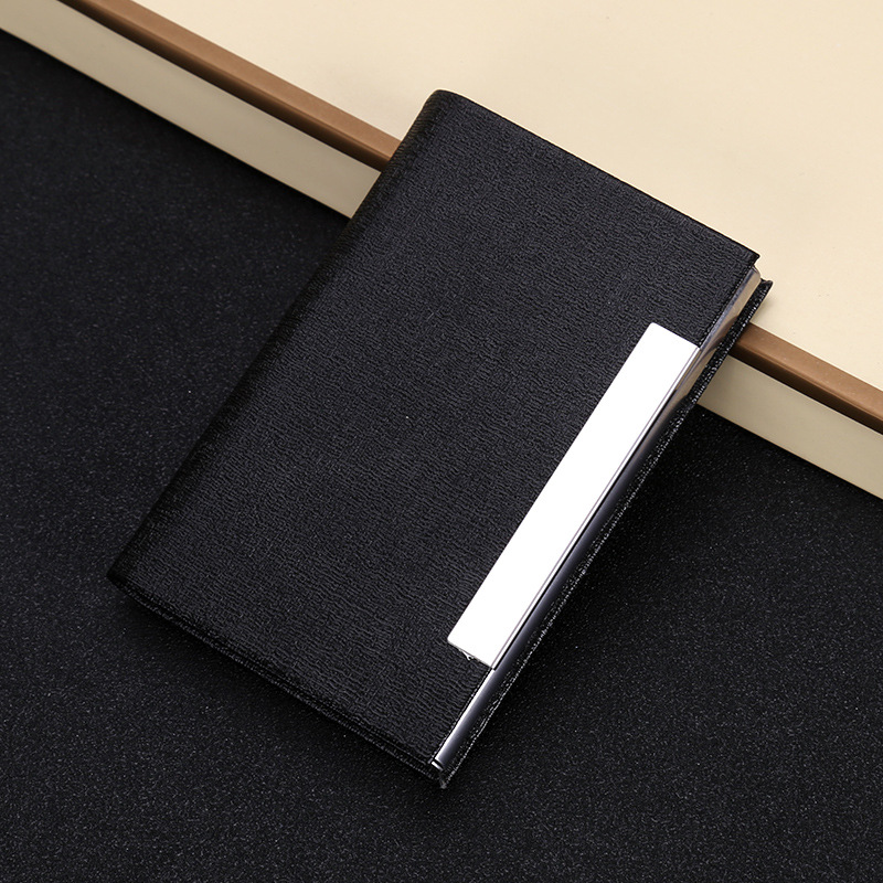 Factory Direct Sales Office Storage Supplies New Business Card Case Business Fashion Business Card Holder Laser Logo