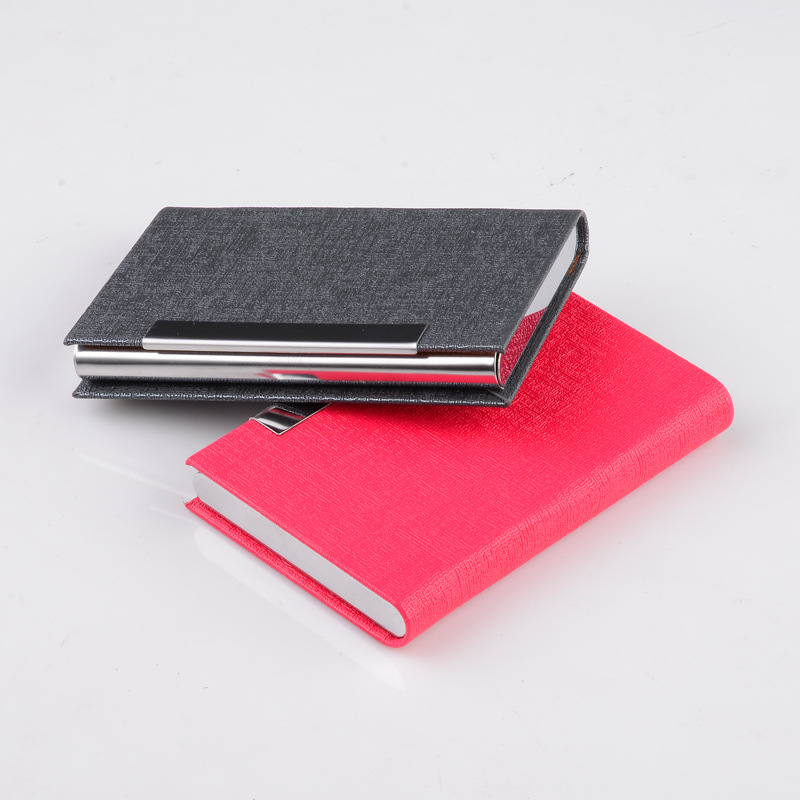 Factory Direct Sales Office Storage Supplies New Business Card Case Business Fashion Business Card Holder Laser Logo Factory Direct Sales Office Storage Supplies New Business Card Case Business Fashion Business Card Holder Laser Logo