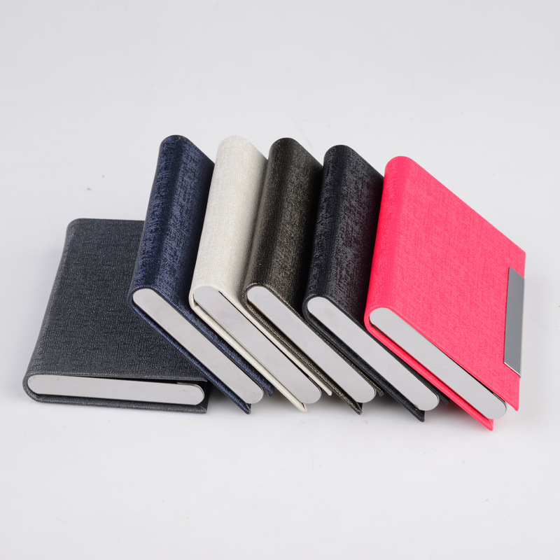 Factory Direct Sales Office Storage Supplies New Business Card Case Business Fashion Business Card Holder Laser Logo Factory Direct Sales Office Storage Supplies New Business Card Case Business Fashion Business Card Holder Laser Logo